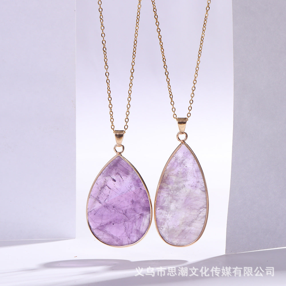 Amethyst Awe — Minimalist Amethyst Clavicle Chain
