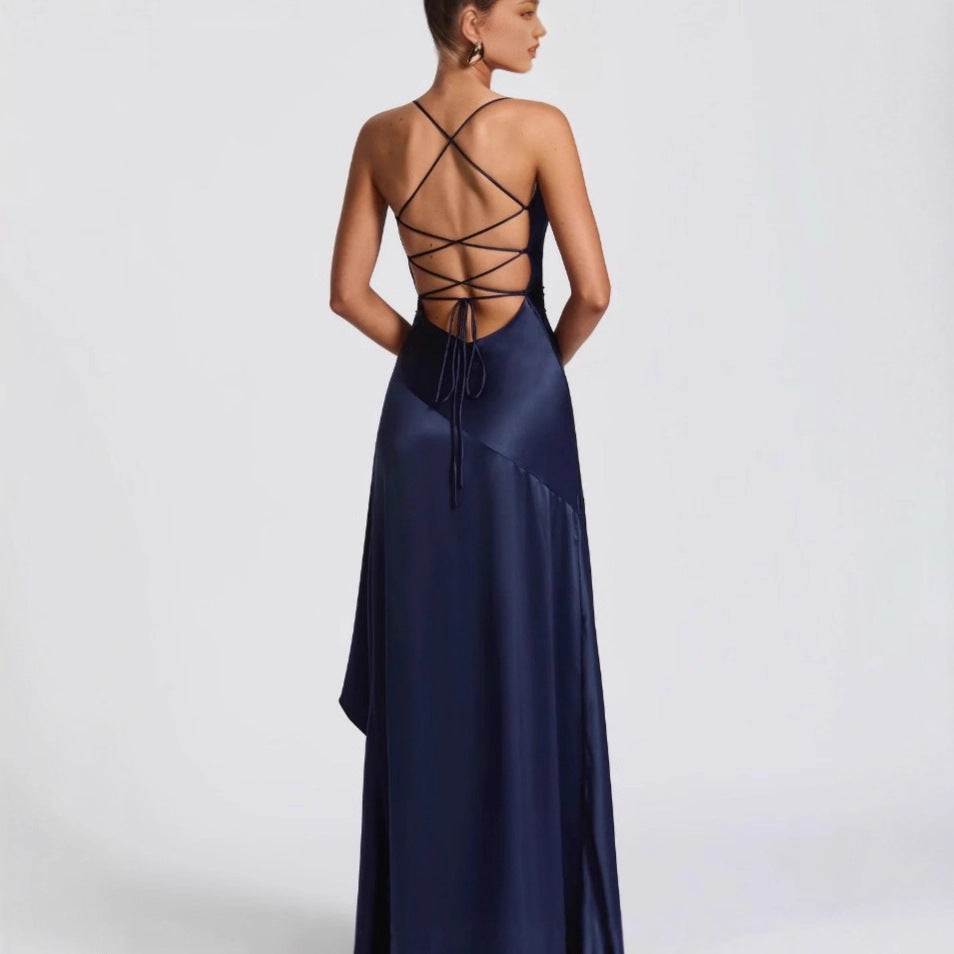 Barely There — Backless Waist-Cinching Dress
