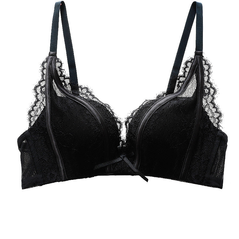 Gather Round — Small Chest Lace Gather Bra