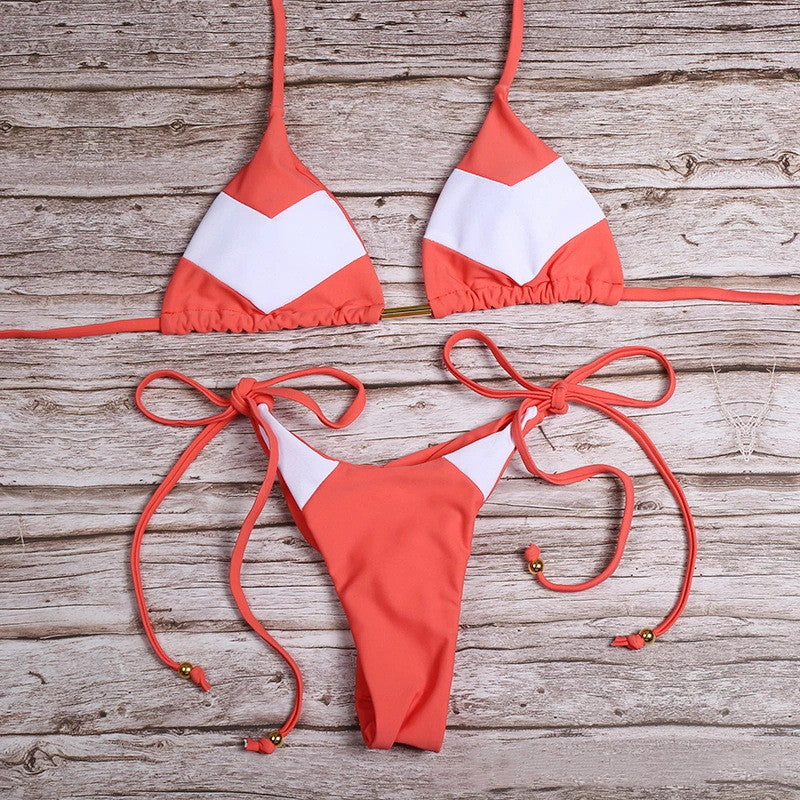 Bloom & Swim — Elegant Floral Print Bikini