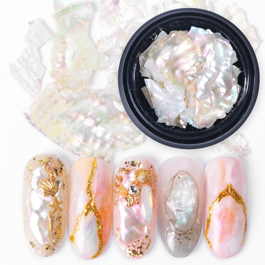 Shell Out — Iridescent Nail Art Shell Flakes