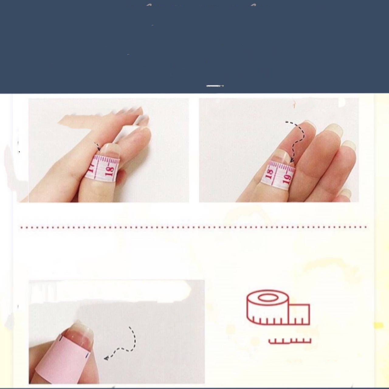 Bubbly Tips — Champagne & Astringent Fake Nails