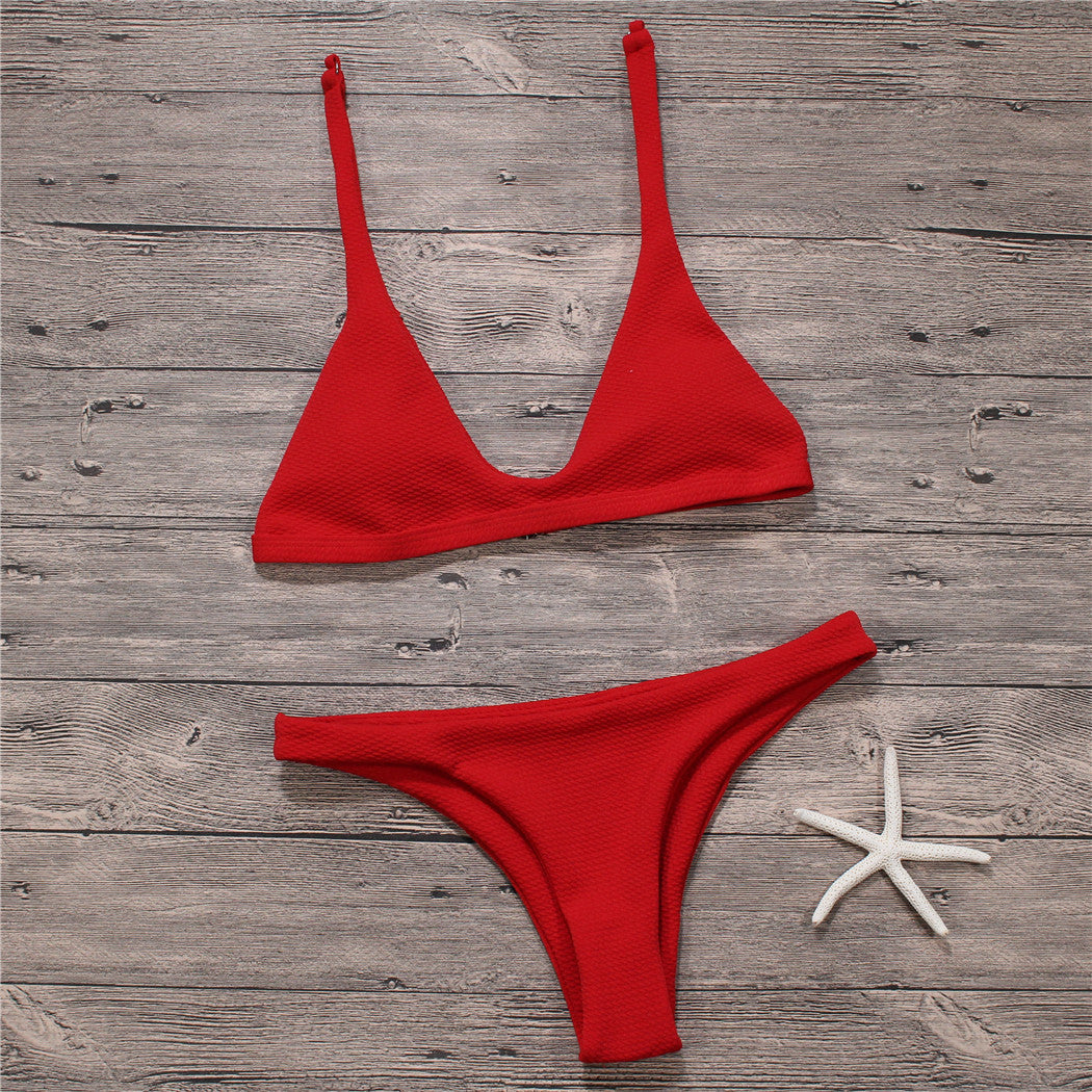 Solid Gold Swim — Classic Sexy 2-Piece Bikini Set