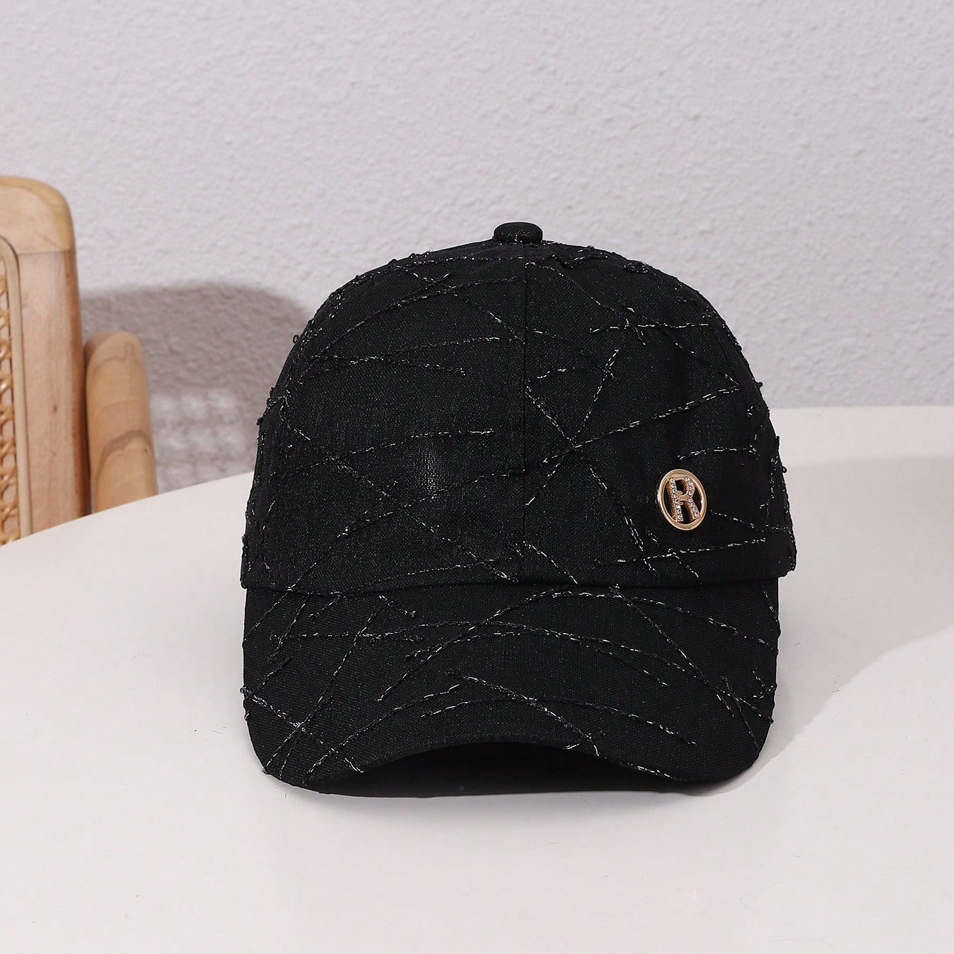 Rhinestone Rendezvous — Shiny Rhinestone Mesh Cap