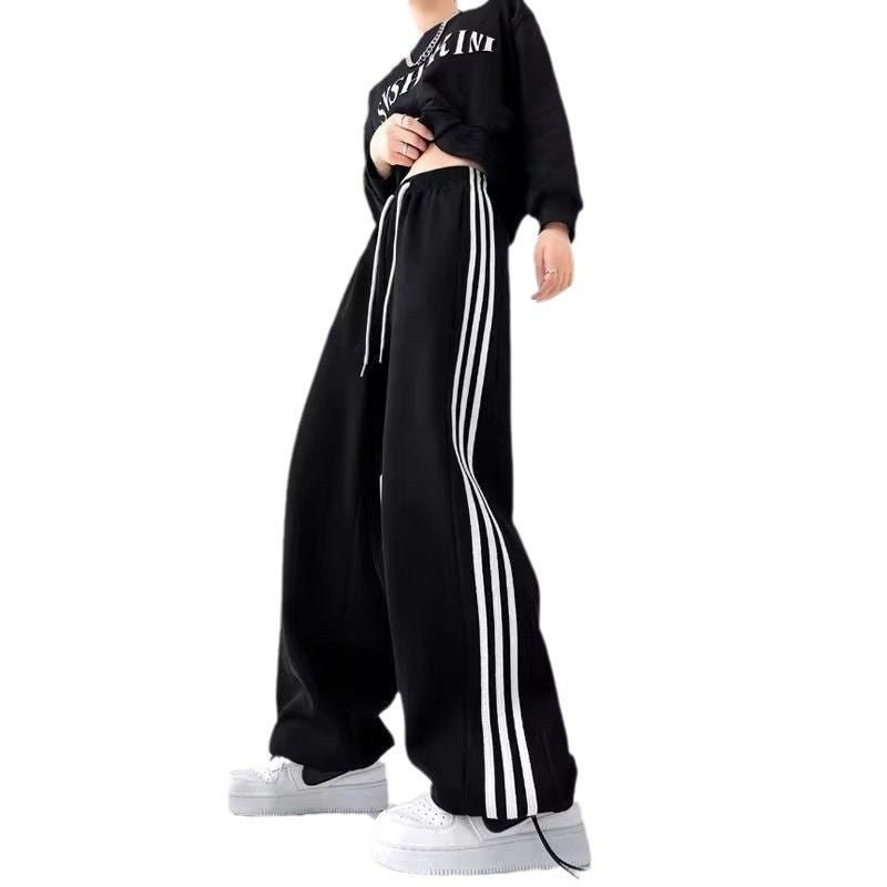 Sweat Swag — Straight-Leg Sports Sweatpants with Tech Feel