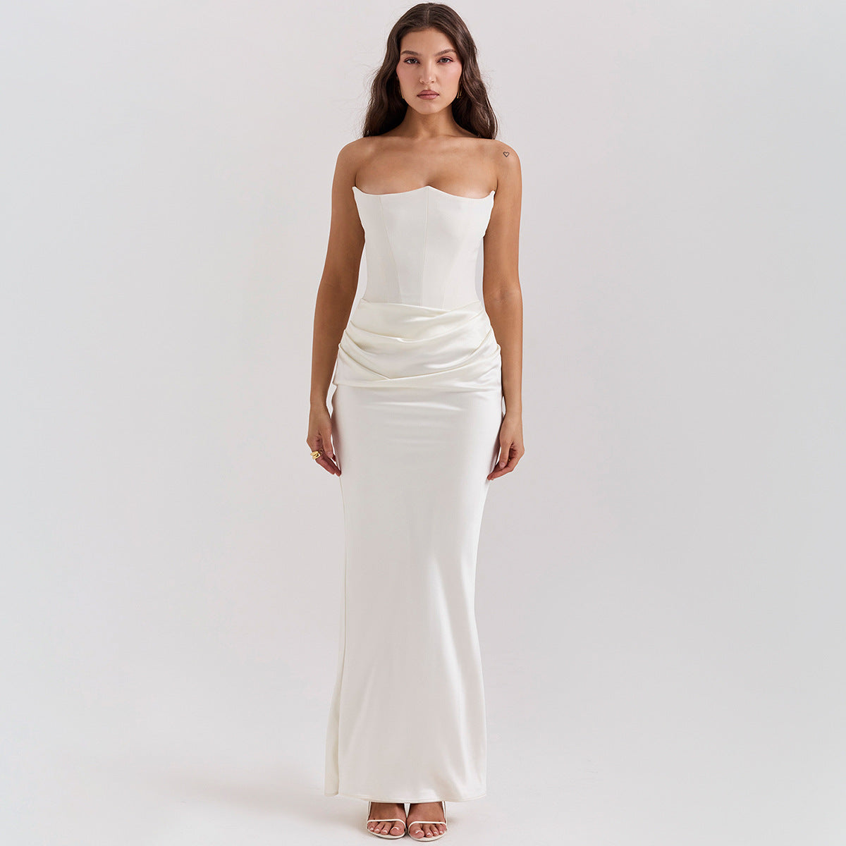 Bandeau Beauty — Slim Bandeau Backless Party Dress