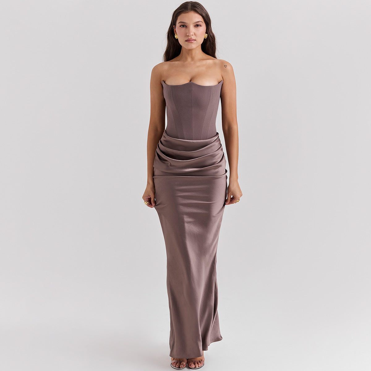 Bandeau Beauty — Slim Bandeau Backless Party Dress