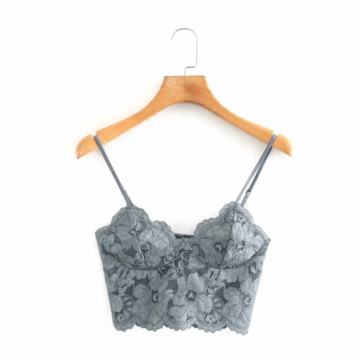 Lace Embrace — Delicate Lace Cami Bralette