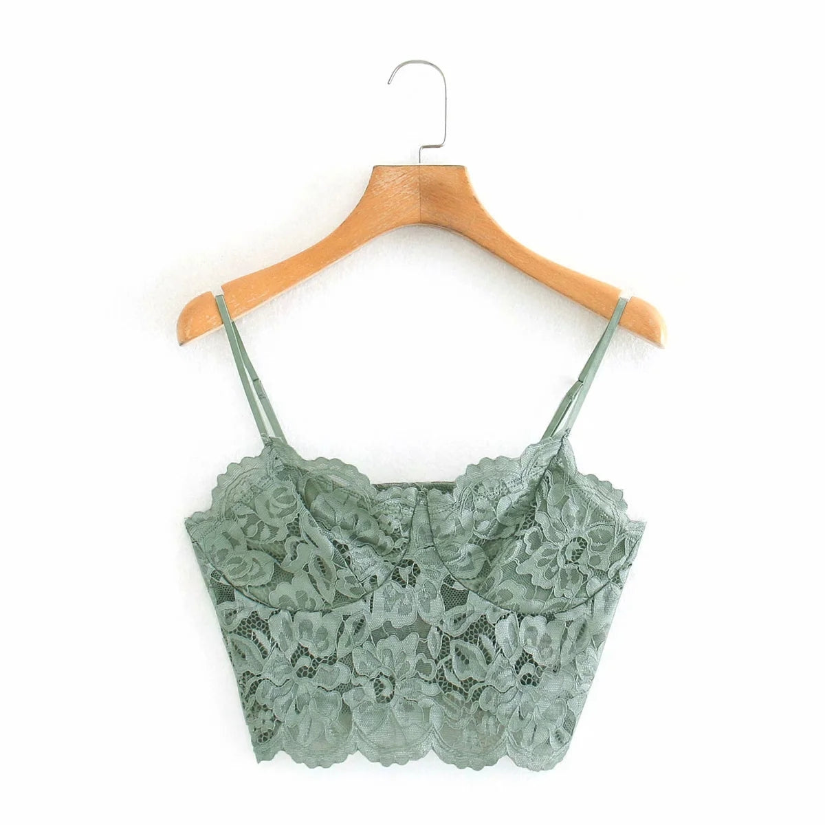 Lace Embrace — Delicate Lace Cami Bralette
