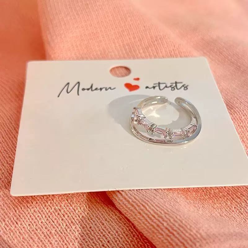 Heart's Desire — Romantic Zircon Couple Ring
