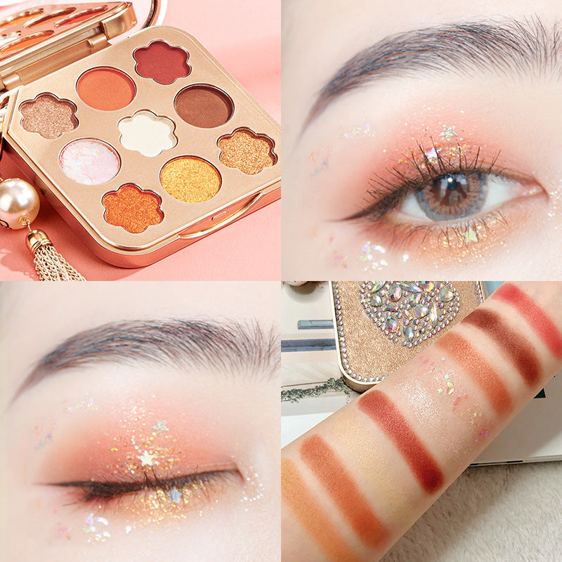 Starry-Eyed Stunner — 9-Color Matte & Shimmer Palette