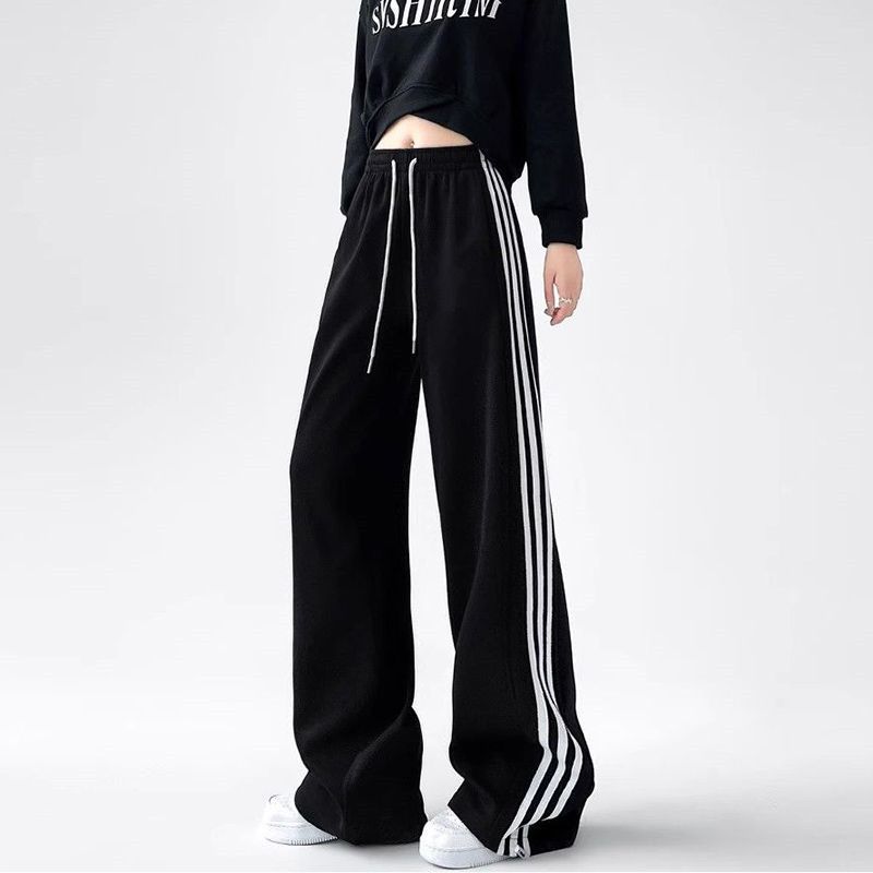Sweat Swag — Straight-Leg Sports Sweatpants with Tech Feel