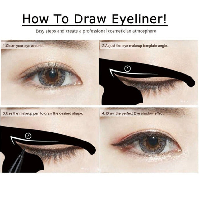 Feline Flick — Cat Eye Eyeliner Stencil Tool