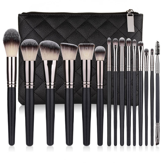Brush with Greatness — 15-Piece Matte Black Brush Set