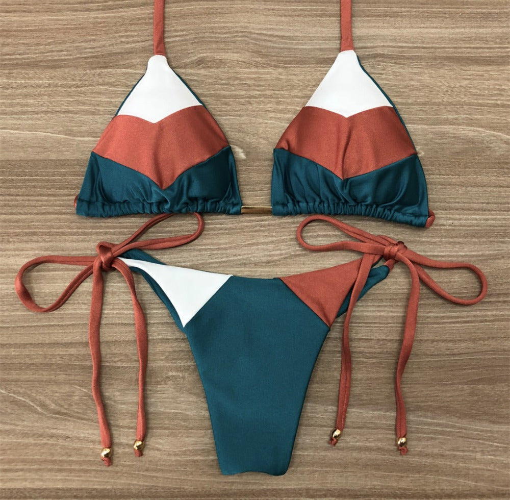 Bloom & Swim — Elegant Floral Print Bikini