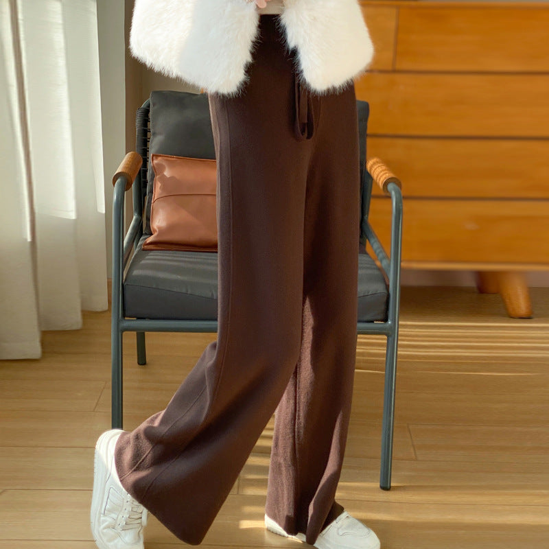Elegance in the Everyday — High-Waisted Casual Straight-Leg Pants