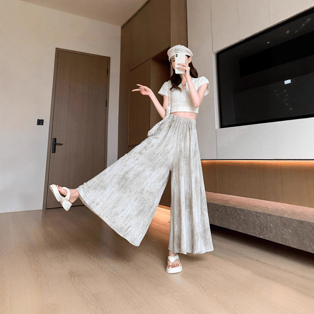 Culotte Classic — Slimming High-Waist Wide-Leg Relaxed Fit Trousers