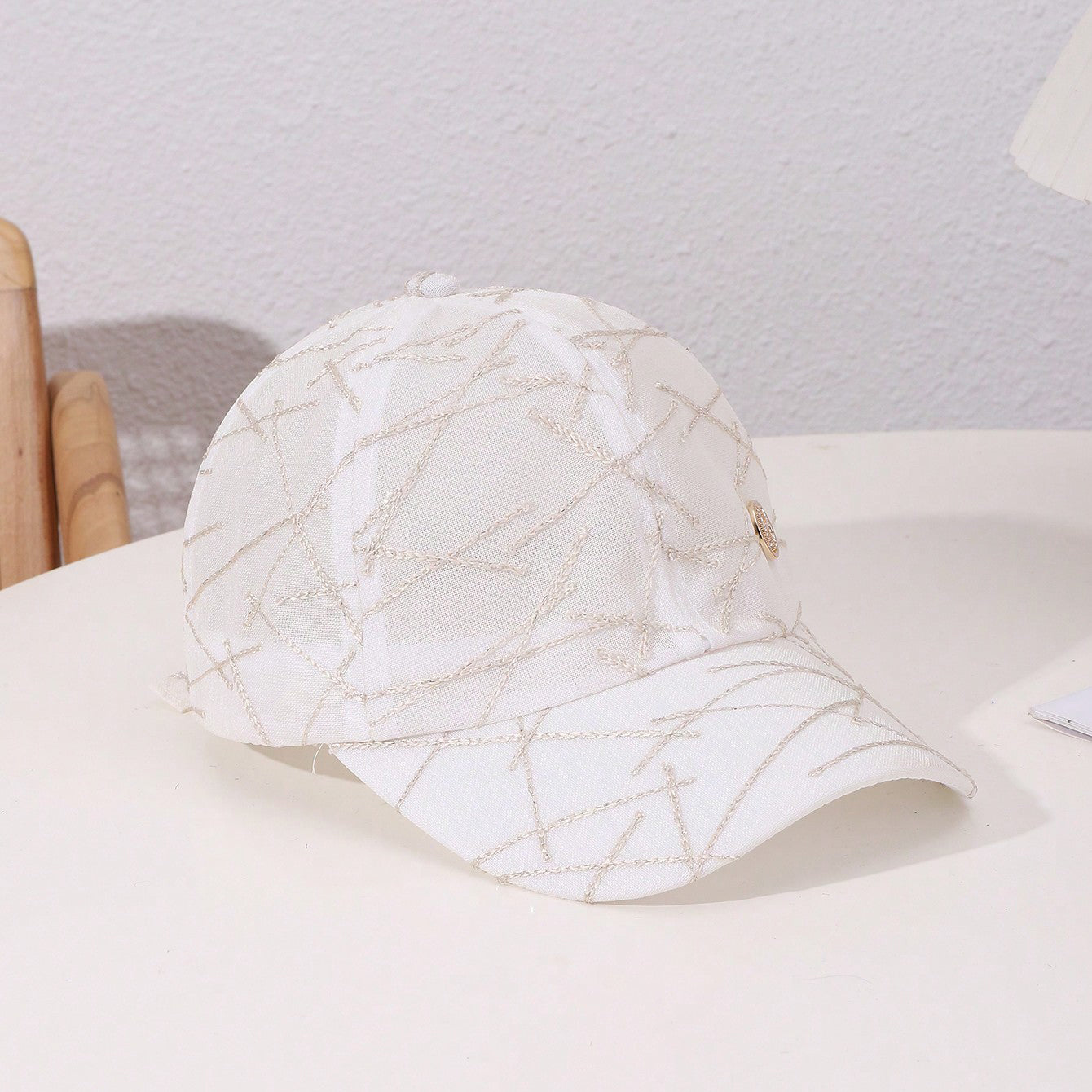 Rhinestone Rendezvous — Shiny Rhinestone Mesh Cap