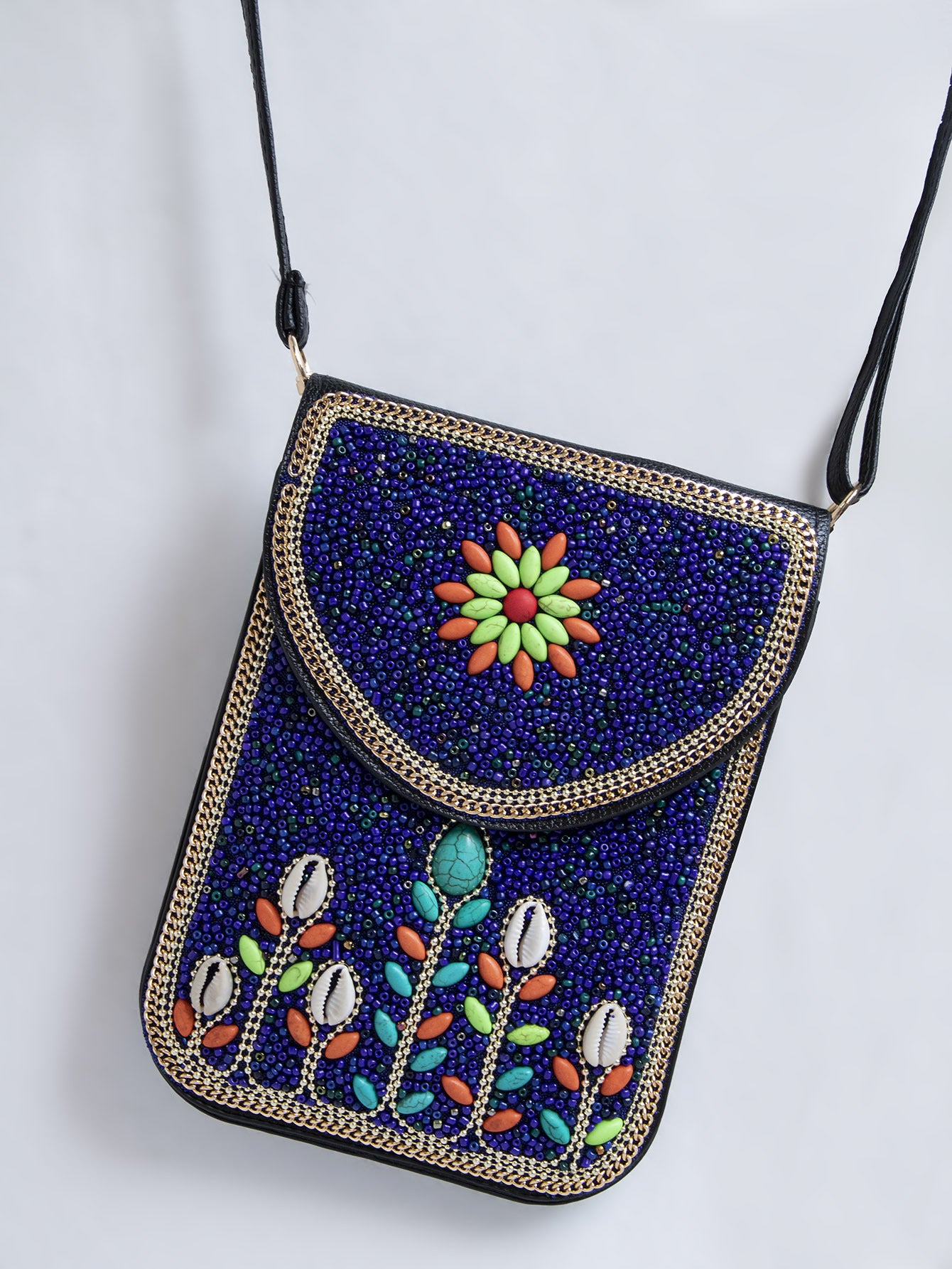 Bead Bliss — Bohemian Bead Satchel Phone Bag