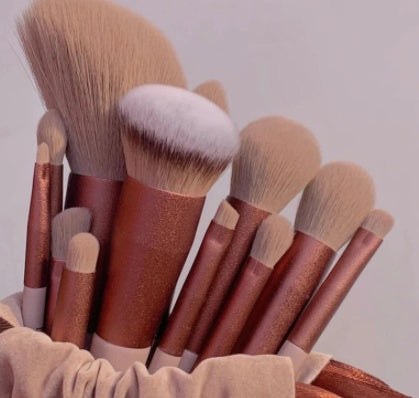 Brush with Greatness — 13pc Essential Makeup Brush Set for Face & Eyes