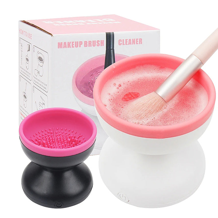 Brush Up Your Act — Automatic USB Makeup Brush Cleaner, Fits All Sizes