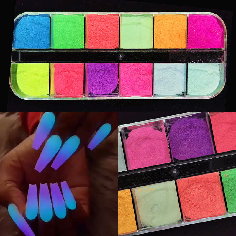 Mermaid's Glow — Aurora Glitter Nail Powder Set