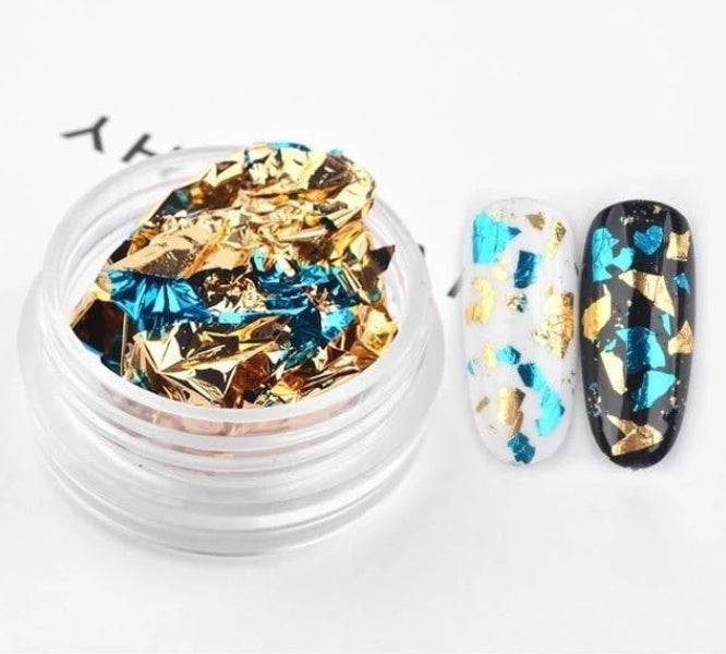 Foil Fanciful — Nail Art Tin Foil Flakes