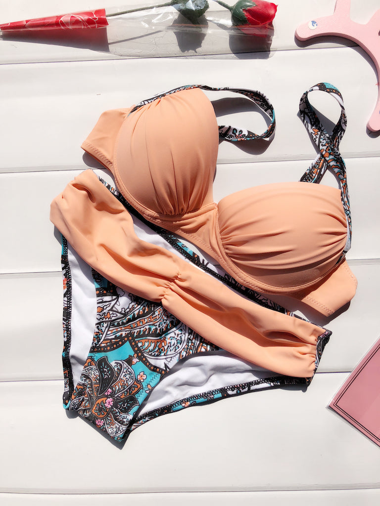 Beach Babe Set — Push-Up Tankini Swimsuit for Women