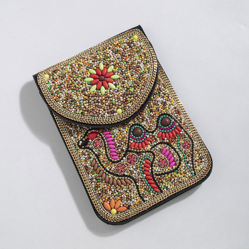 Bead Bliss — Bohemian Bead Satchel Phone Bag