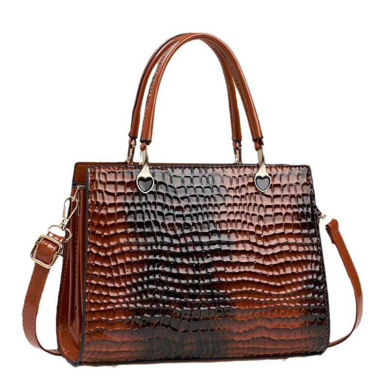 Commuter Chic Tote — Contrast-Color Commuter Tote Bag
