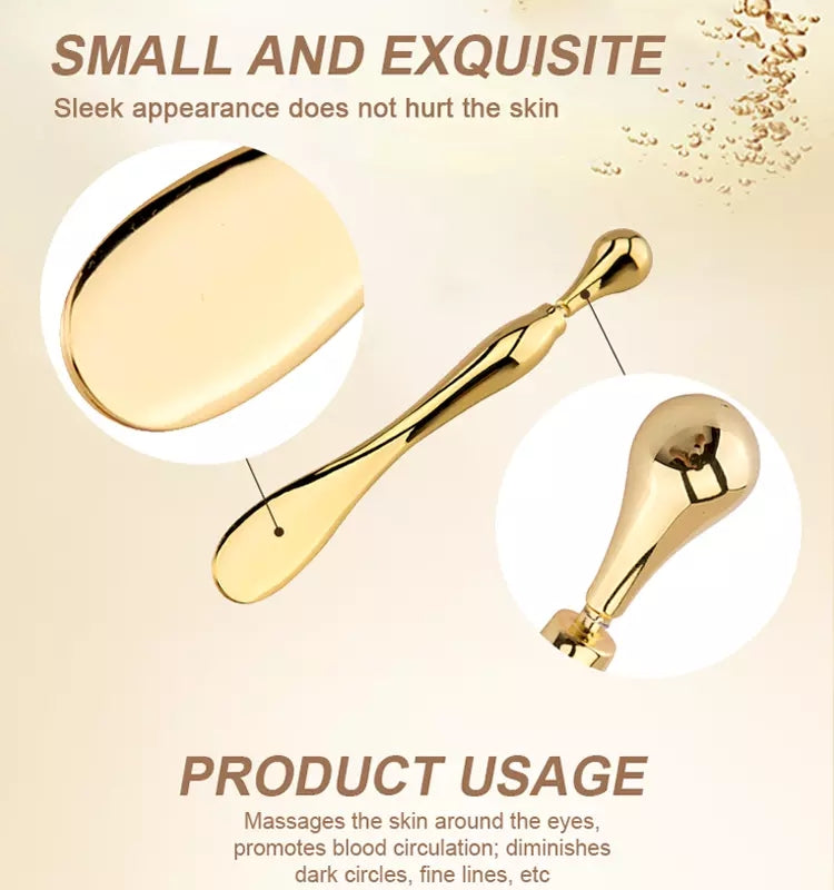 Roll With It — Eye Cream Roller & Metal Spatula Duo