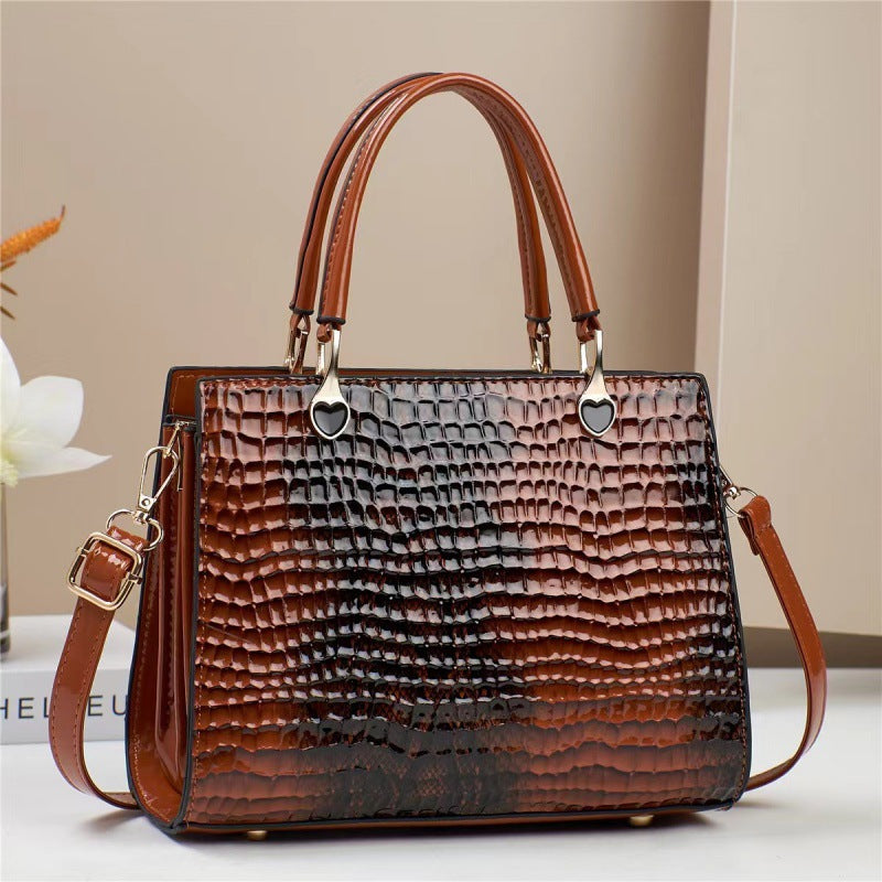 Commuter Chic Tote — Contrast-Color Commuter Tote Bag