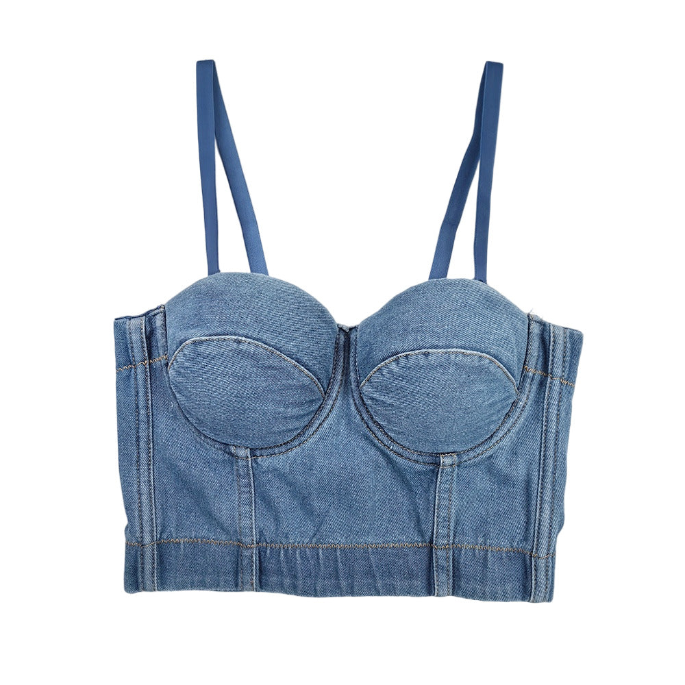 Denim Diva — Fashionable All-Matching Denim Camisole