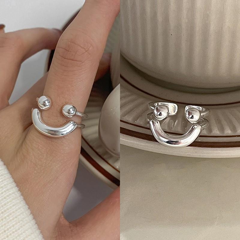 Sterling Style — 925 Silver Irregular Plain Band Ring for Women