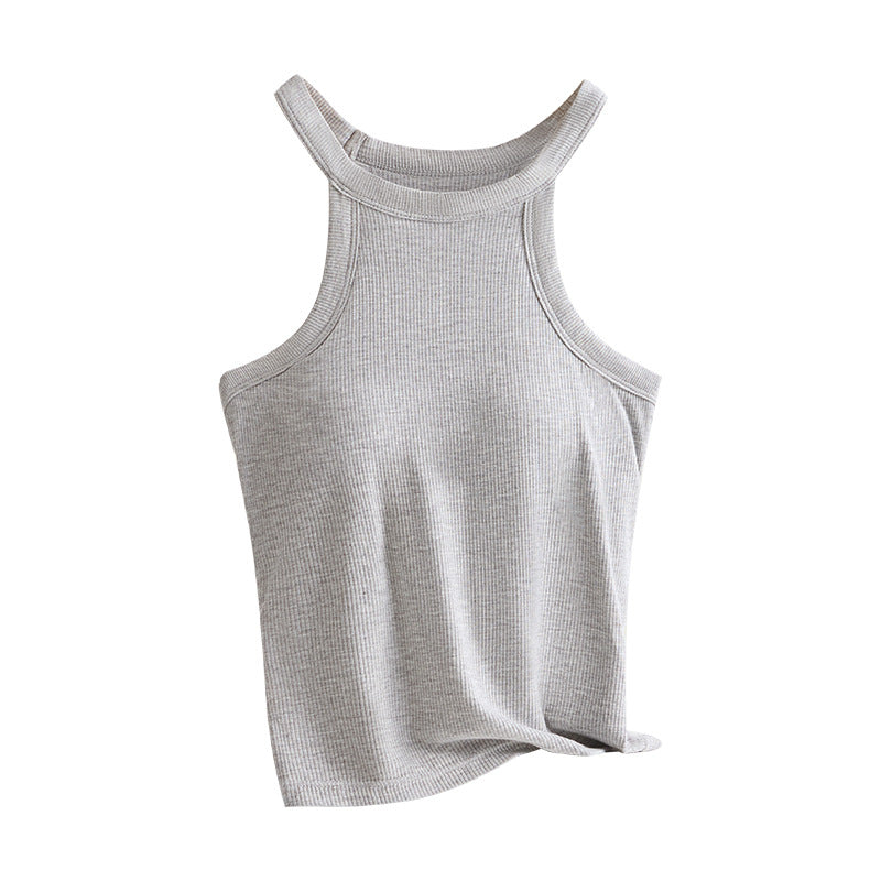 Cup-tivating Comfort — Women's Cami with Built-in Chest Pads