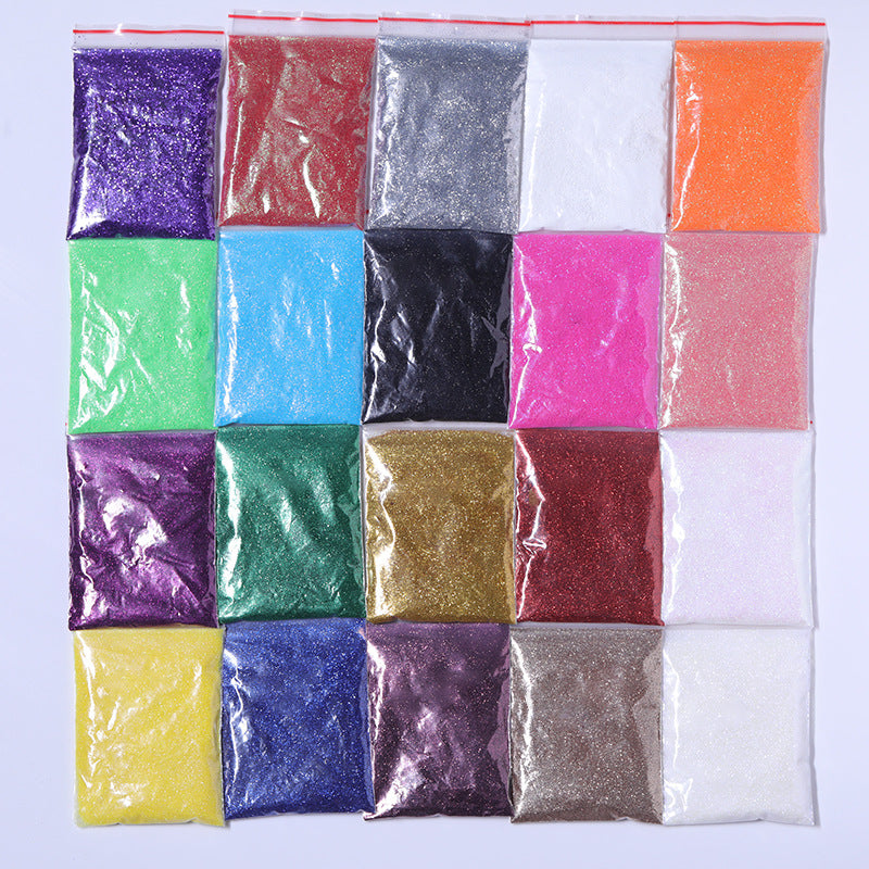 Mermaid's Glow — Aurora Glitter Nail Powder Set