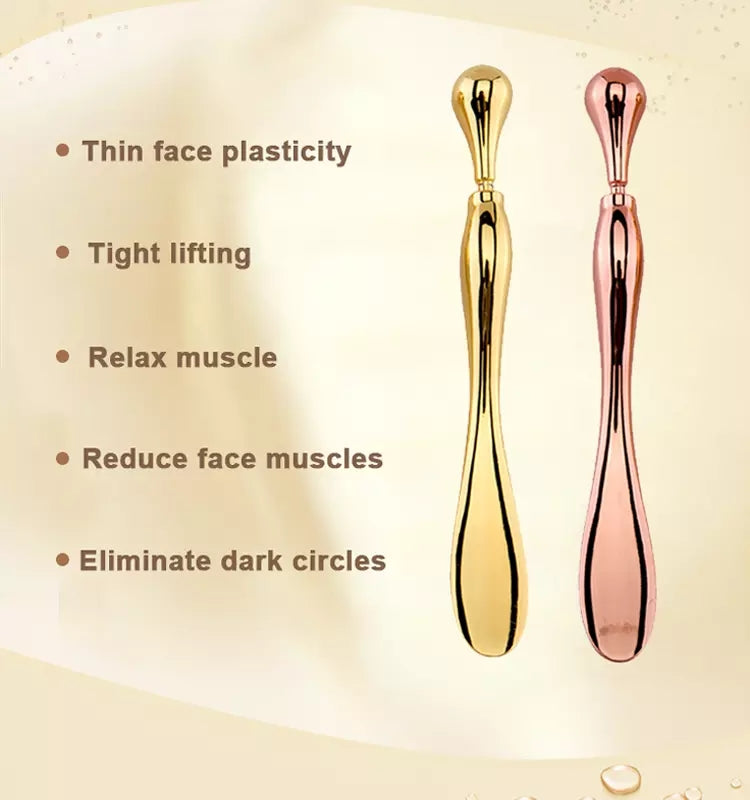 Roll With It — Eye Cream Roller & Metal Spatula Duo