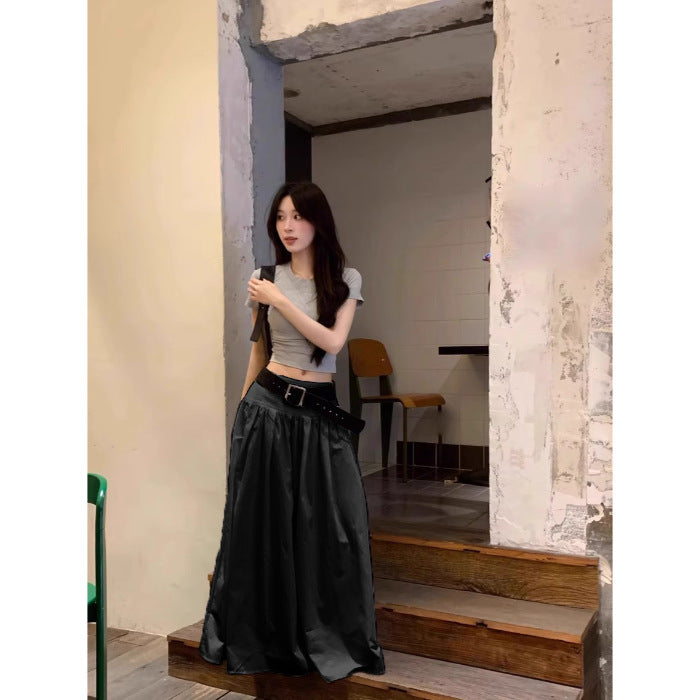Seoul Good Skirt — Korean-Style High-Waisted Casual Skirt