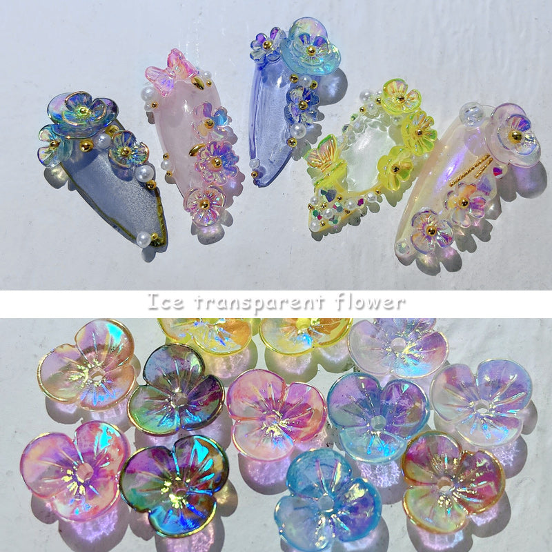 Bloom & Grow — Floral Butterfly Nail Art Stickers