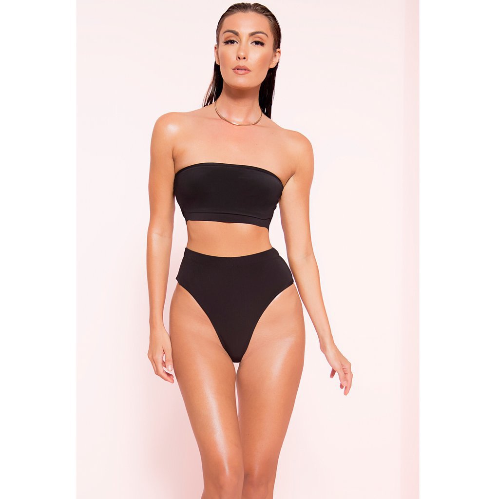 Wrap Star — Two-Piece Tube Top Bikini Set