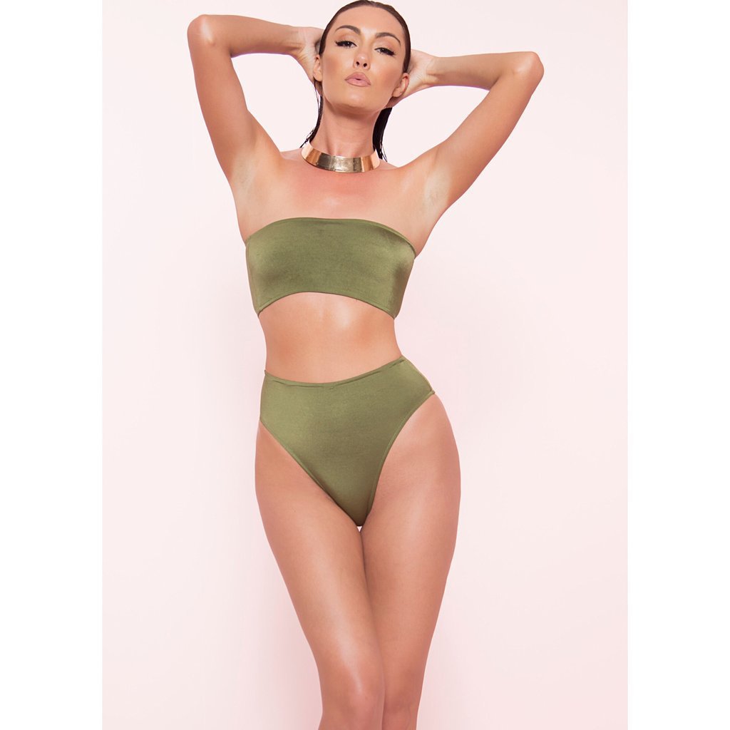 Wrap Star — Two-Piece Tube Top Bikini Set