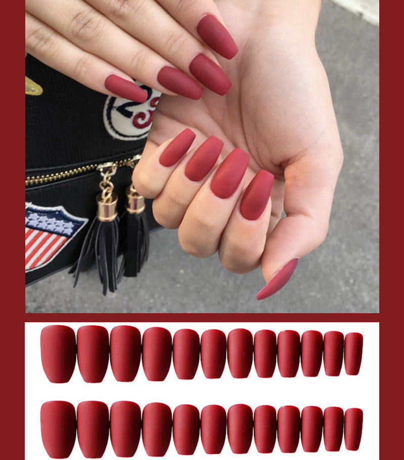 Matte Magic — 24pc Frosted Ballet Fake Nails