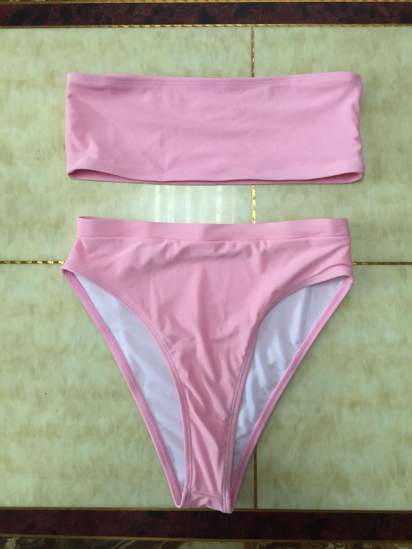 Wrap Star — Two-Piece Tube Top Bikini Set