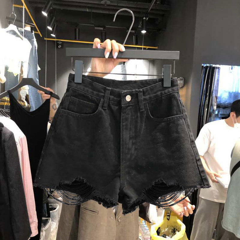 Raw Edge Rebel — Instagram-Ready Denim Shorts