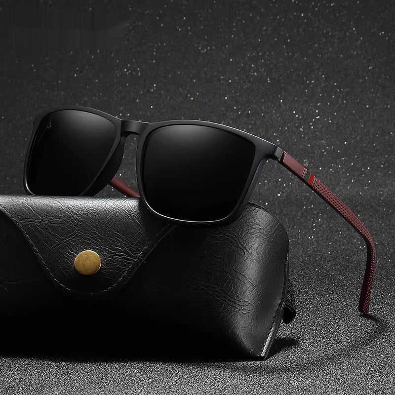 Shady Business — Vintage Square Polarized Sunglasses for All