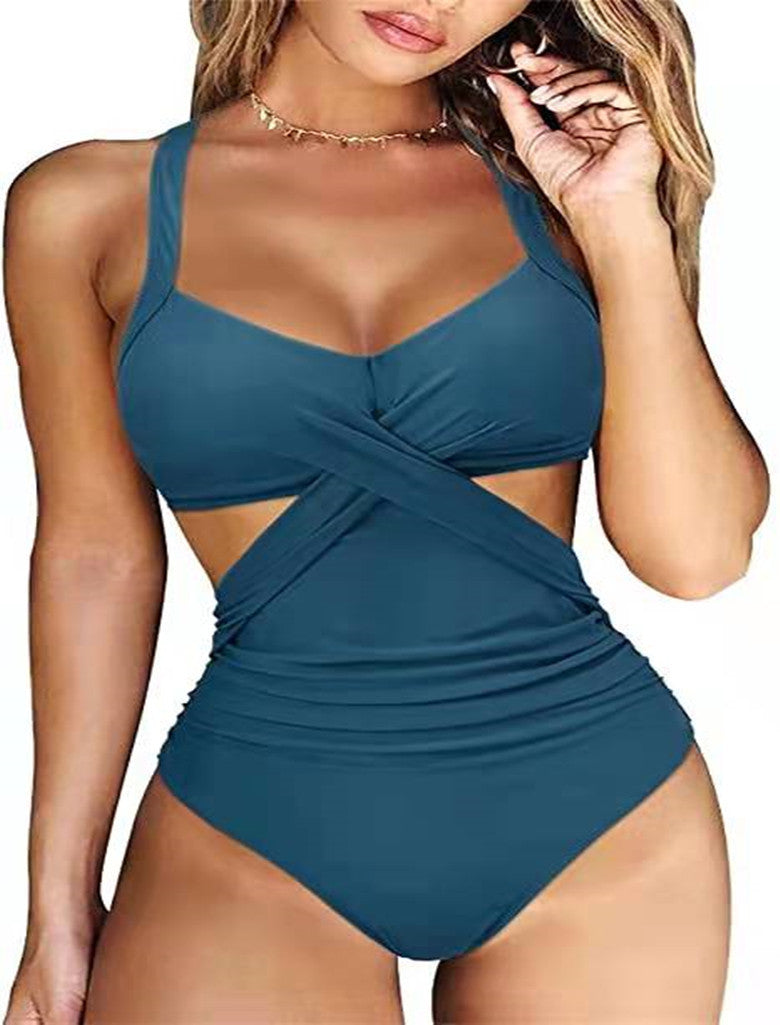 Color Pop — Multi-Color Split Bikini Swimwear
