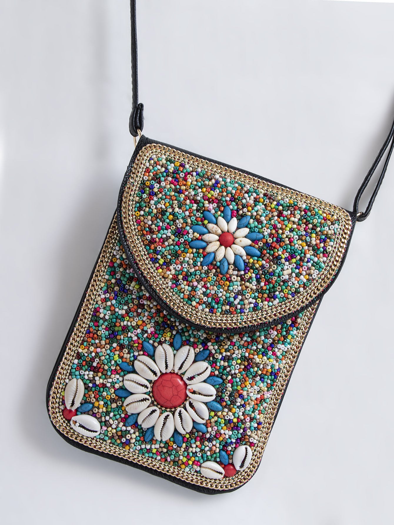 Bead Bliss — Bohemian Bead Satchel Phone Bag