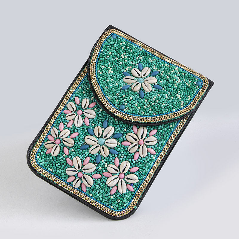 Bead Bliss — Bohemian Bead Satchel Phone Bag