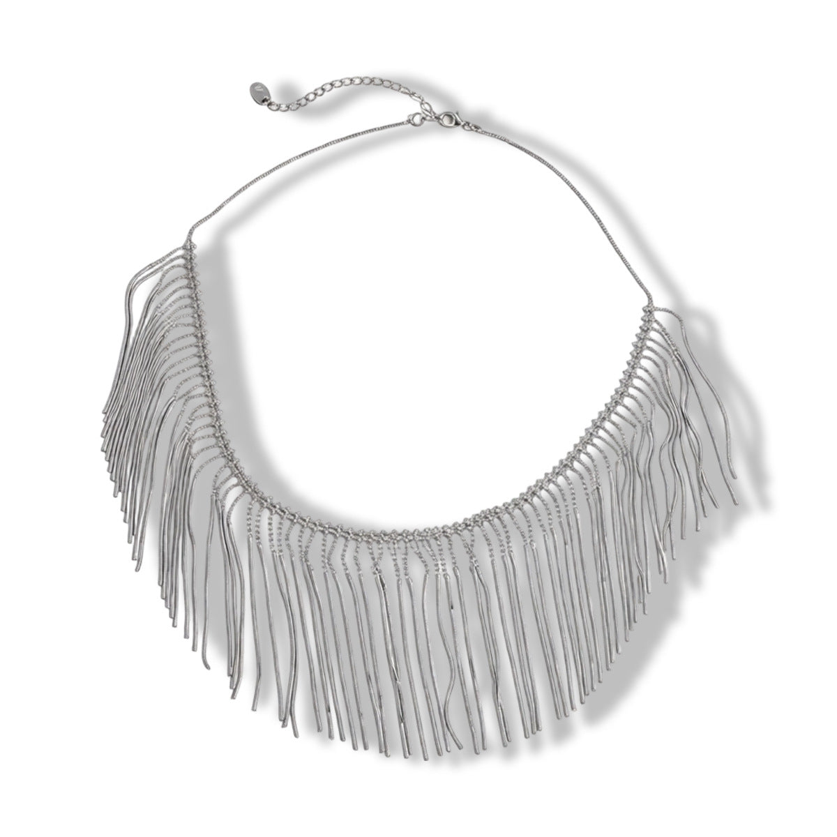 Tassel Twirl — Fashionable Metal Tassel Necklace