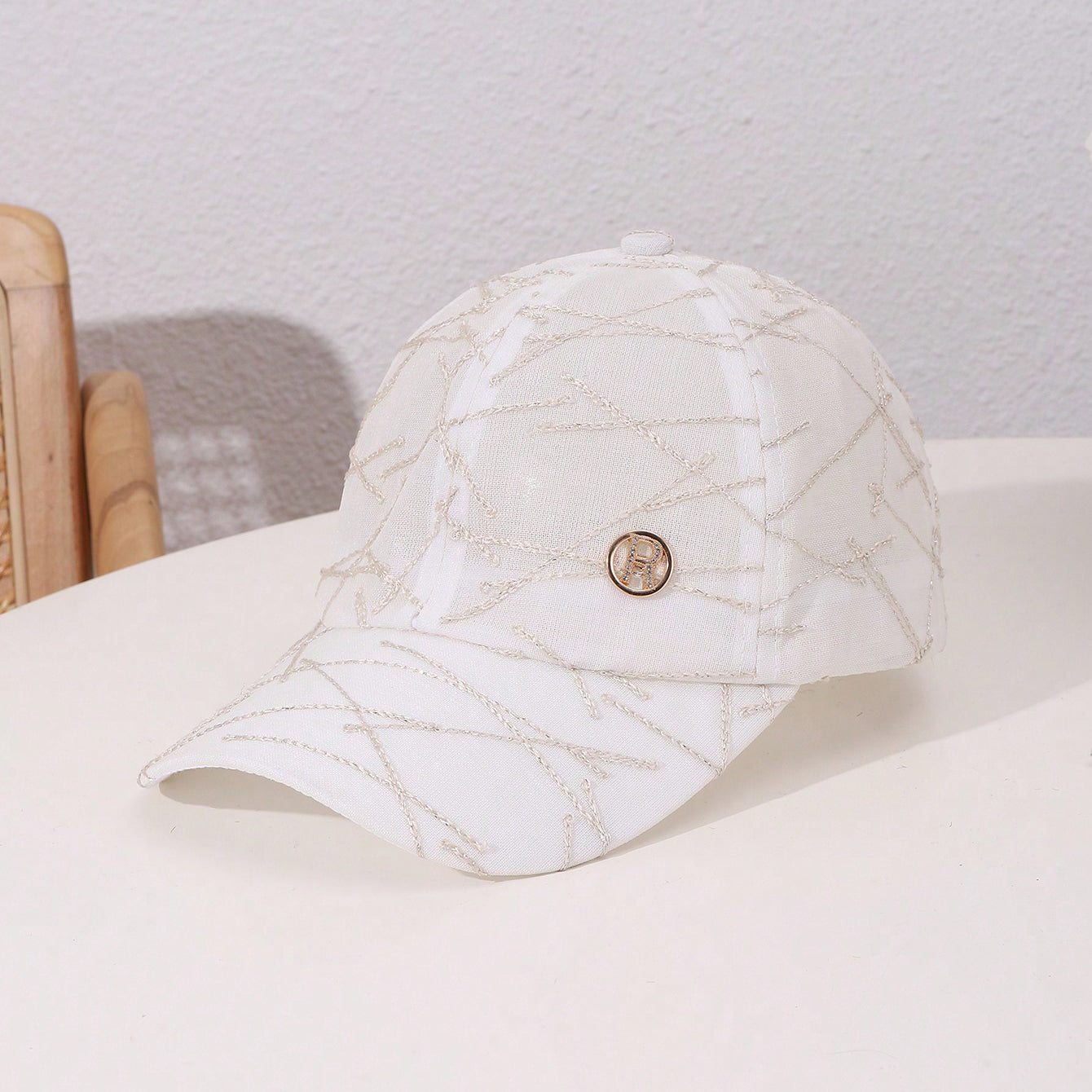 Rhinestone Rendezvous — Shiny Rhinestone Mesh Cap